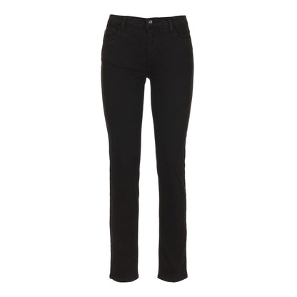 Black Cotton Jeans & Pant