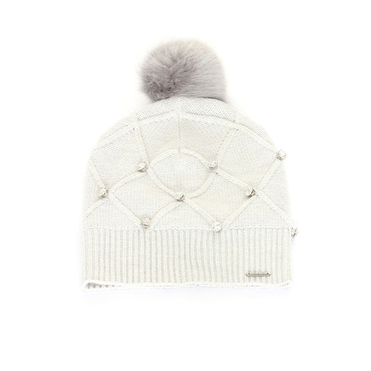 White Acrylic Hat
