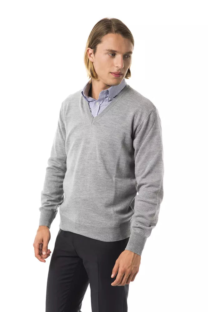 Gray Wool Sweater