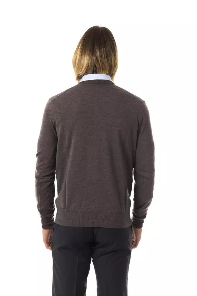 Gray Merino Wool Sweater