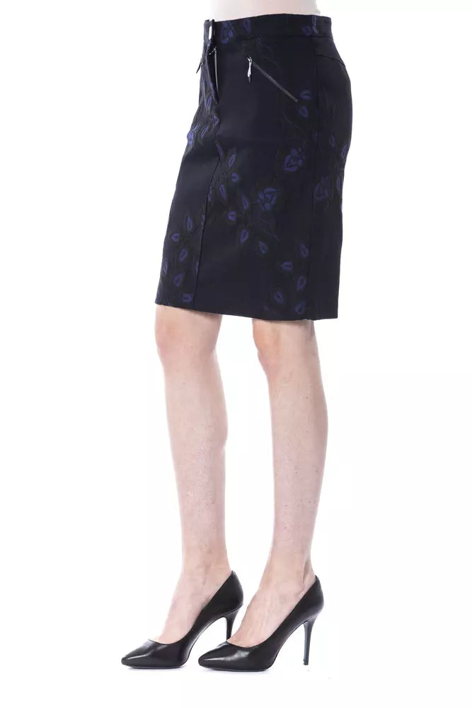 Black Cotton Skirt