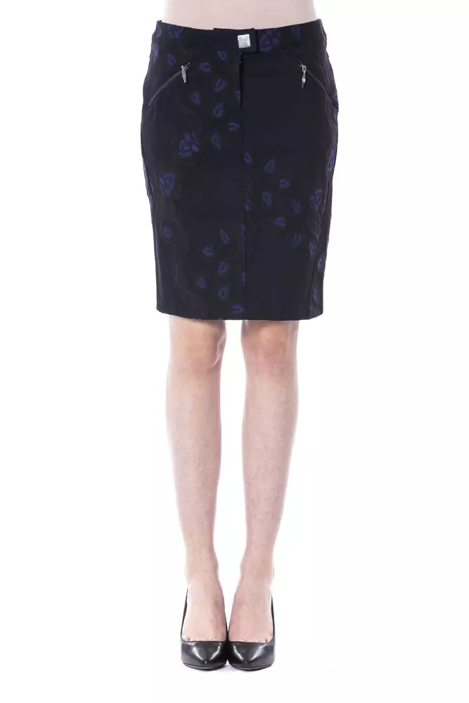 Black Cotton Skirt