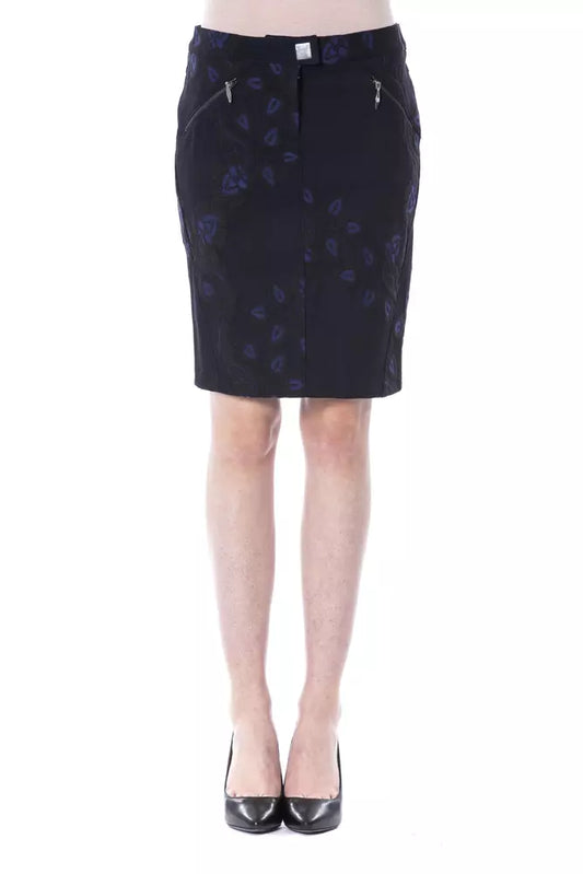 Black Cotton Skirt