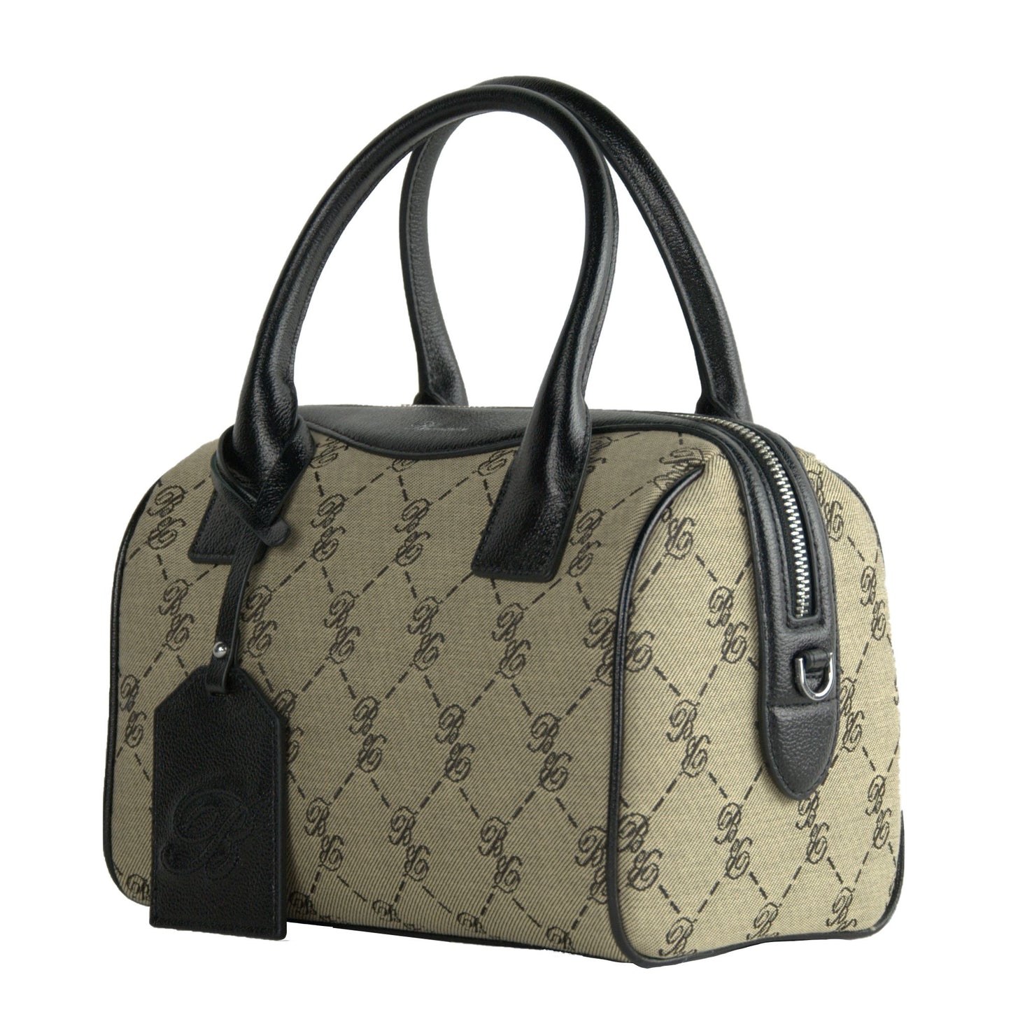 Beige Cotton Handbag