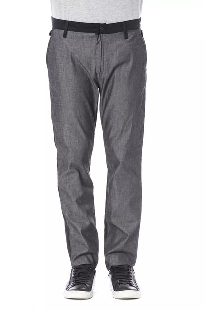 Black Cotton Jeans & Pant