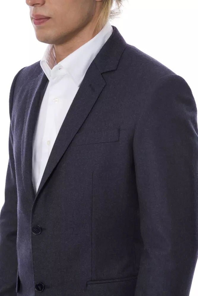 Blue Wool Blazer