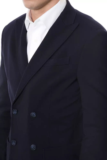 Blue Viscose Blazer