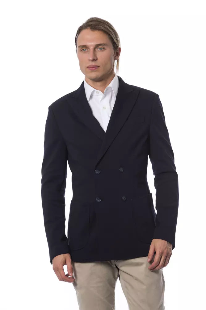 Blue Viscose Blazer