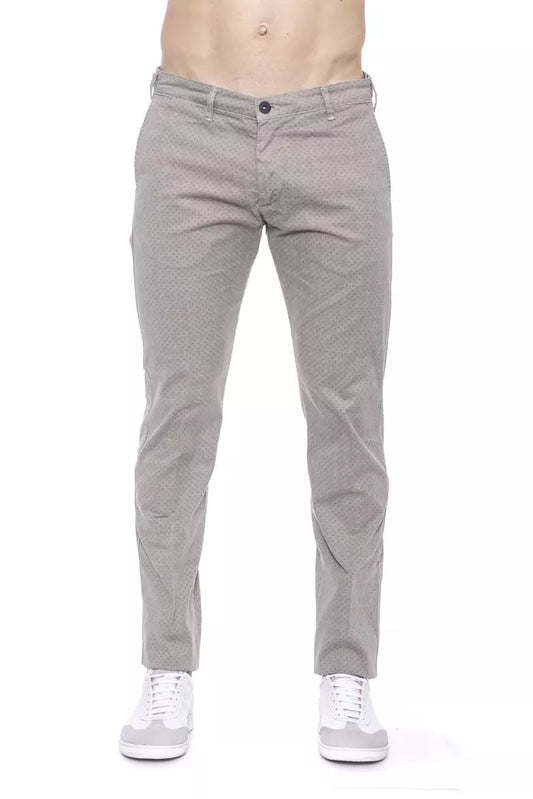Beige Cotton Jeans & Pant