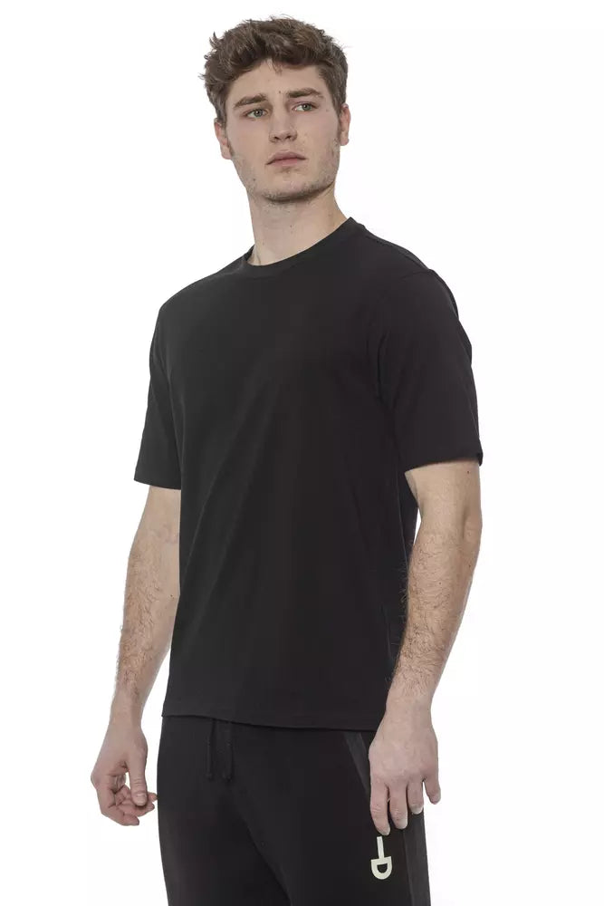 Black Cotton T-Shirt