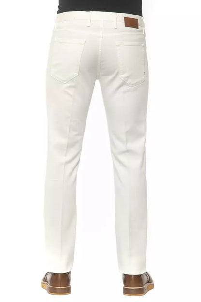White Cotton Jeans & Pant