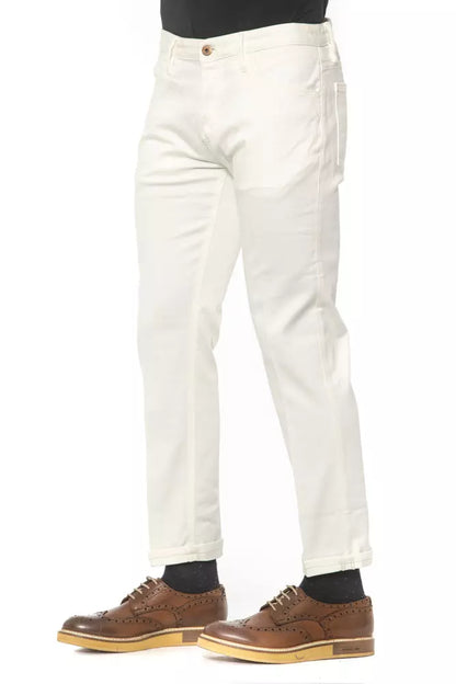 White Cotton Jeans & Pant