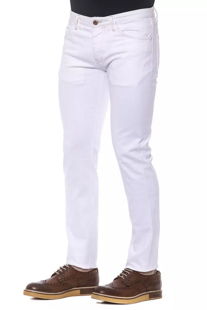White Cotton Jeans & Pant