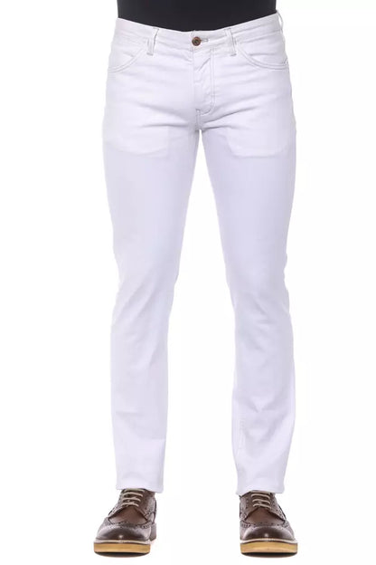 White Cotton Jeans & Pant