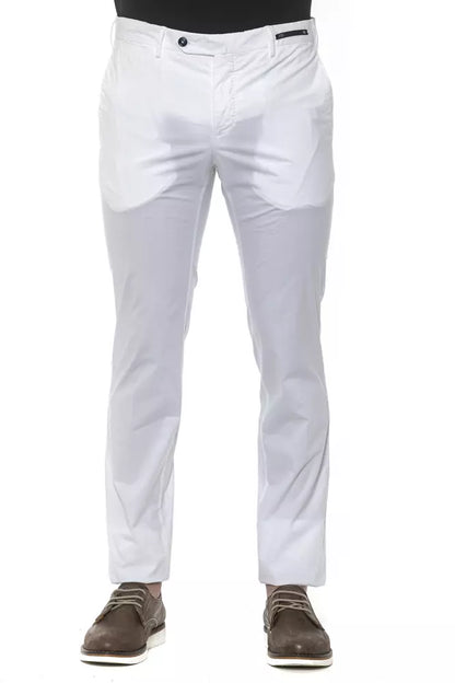White Cotton Jeans & Pant