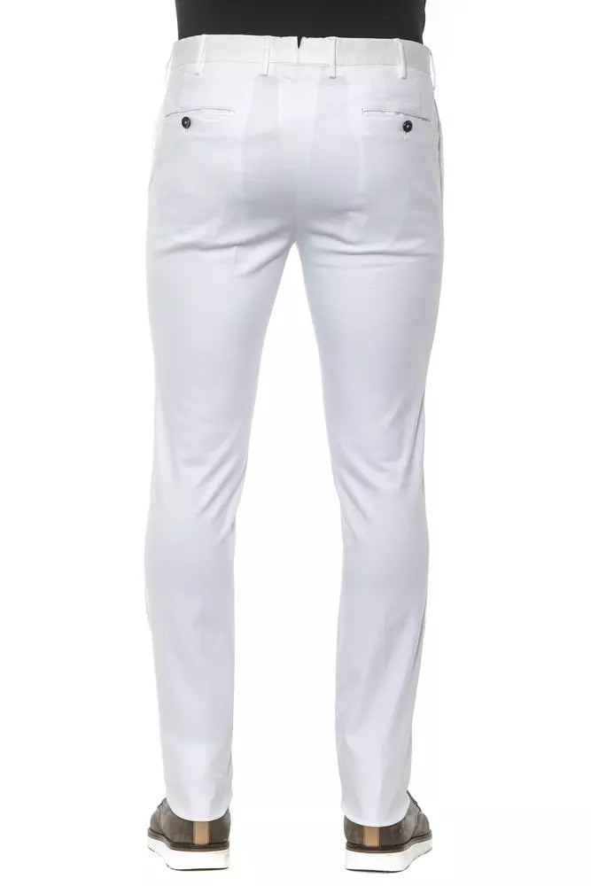 White Cotton Jeans & Pant