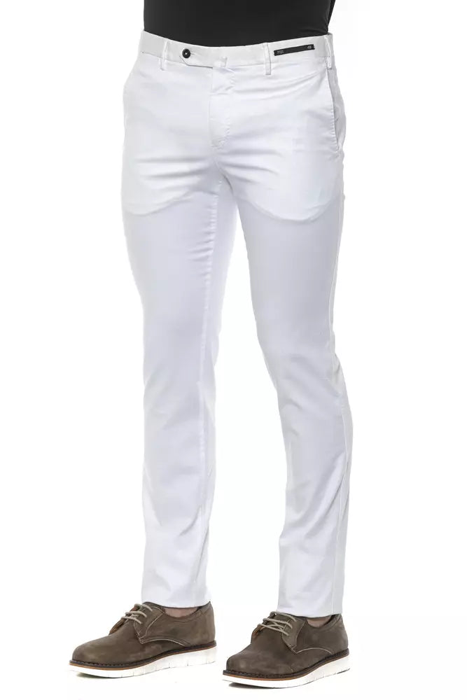 White Cotton Jeans & Pant