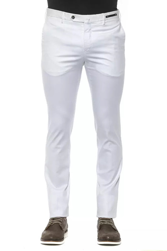 White Cotton Jeans & Pant