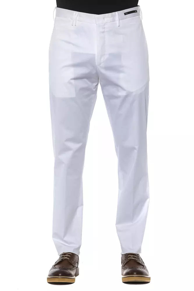 White Cotton Jeans & Pant
