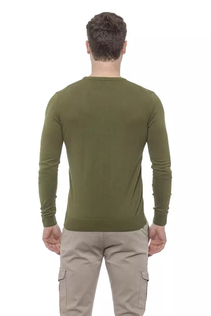 Green Cotton Sweater