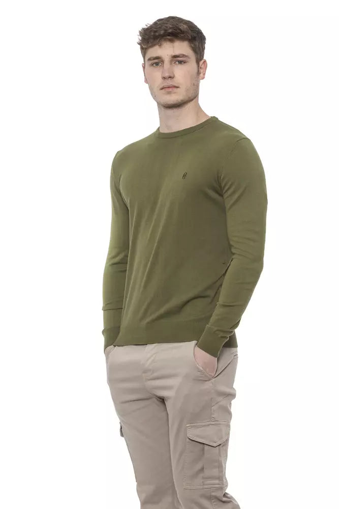 Green Cotton Sweater