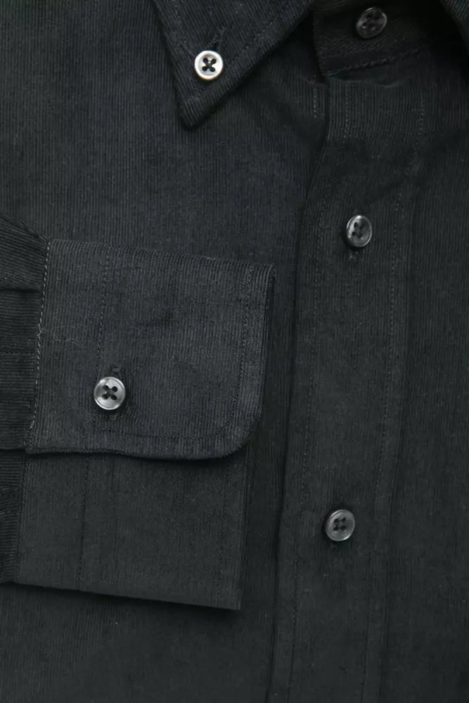 Black Cotton Shirt
