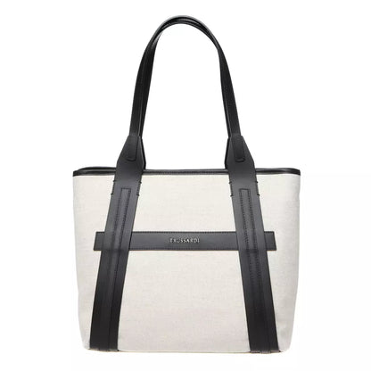 White Cotton Shoulder Bag