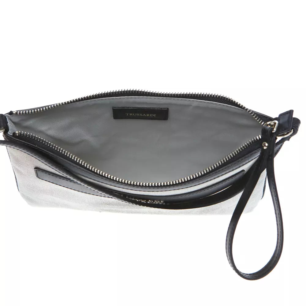 White Cotton Crossbody Bag