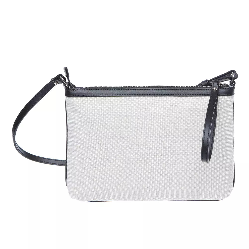 White Cotton Crossbody Bag