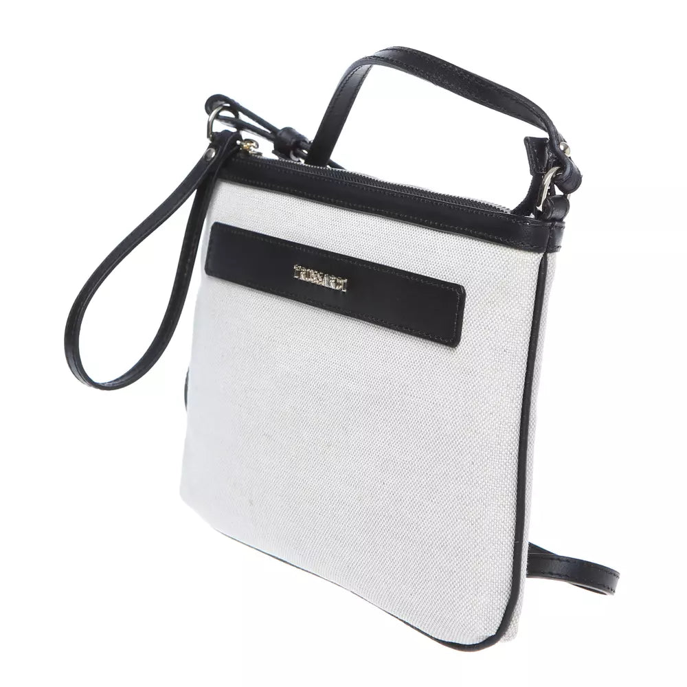White Cotton Crossbody Bag