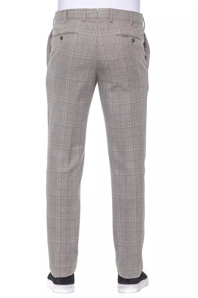 Beige Cotton Jeans & Pant