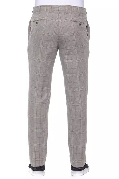 Beige Cotton Jeans & Pant