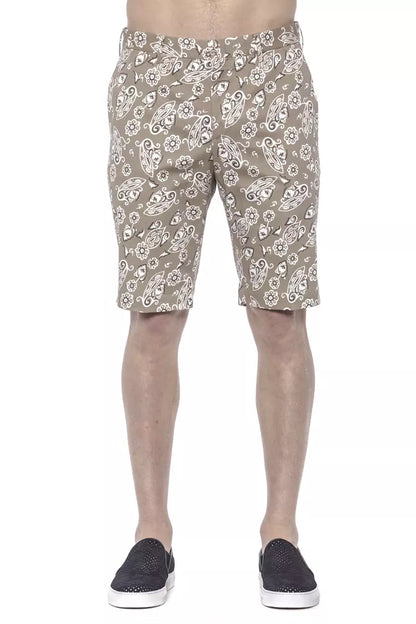 Beige Cotton Short