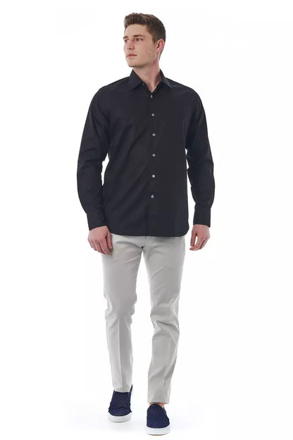 Black Cotton Shirt
