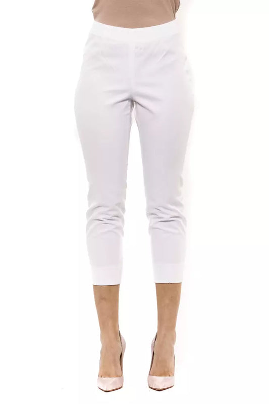 White Cotton Jeans & Pant