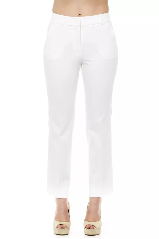 White Cotton Jeans & Pant