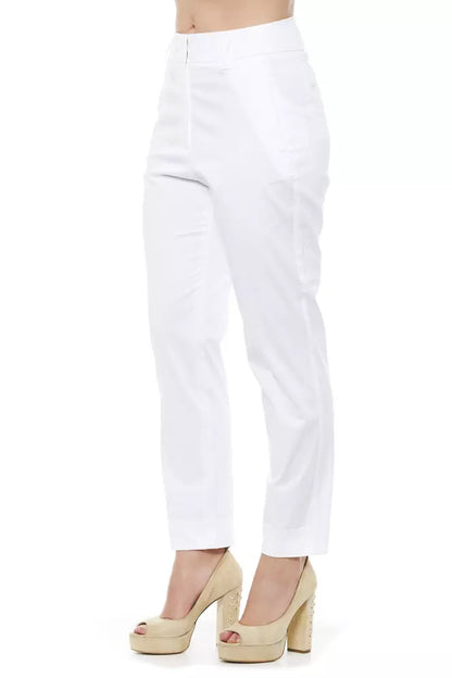 White Cotton Jeans & Pant