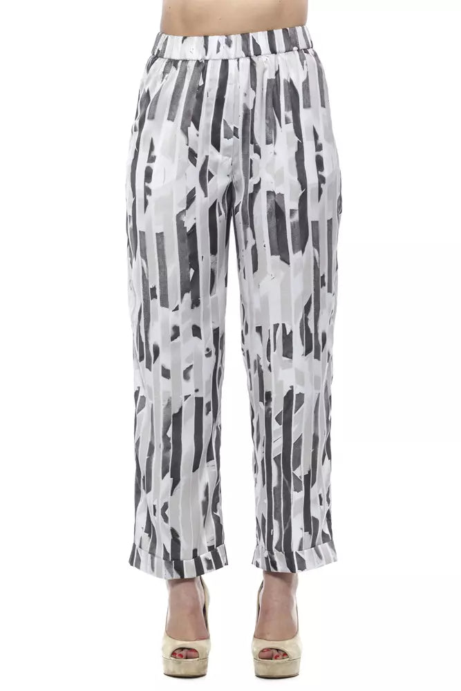 Beige Polyester Jeans & Pant