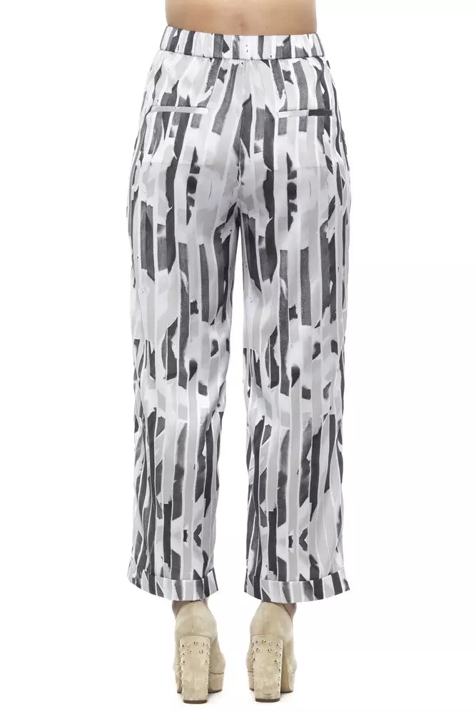 Beige Polyester Jeans & Pant