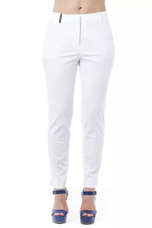 White Cotton Jeans & Pant