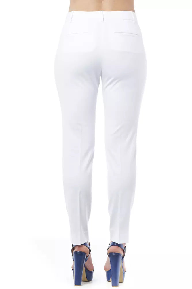 White Cotton Jeans & Pant