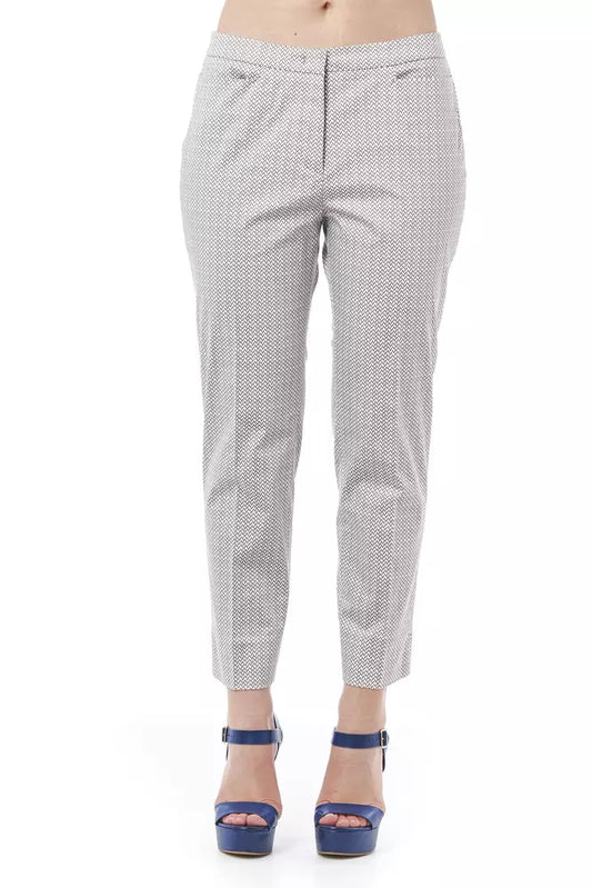 White Cotton Jeans & Pant