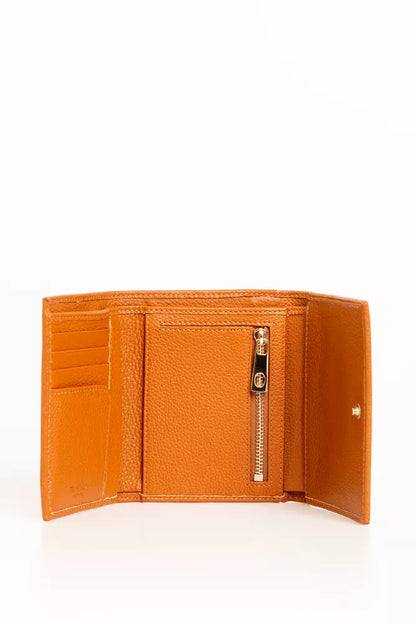 Beige Leather Wallet