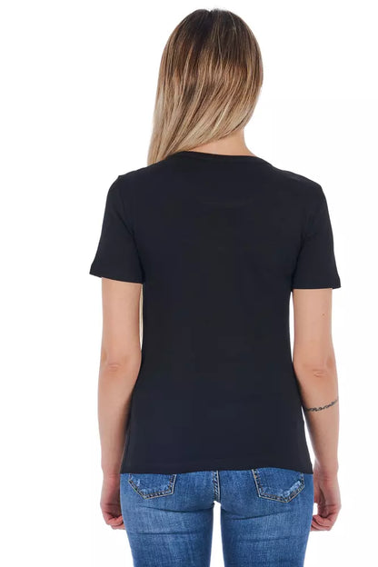 Black Cotton Tops & T-Shirt