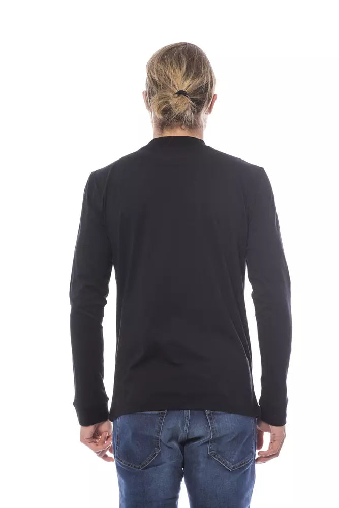 Black Cotton Sweater