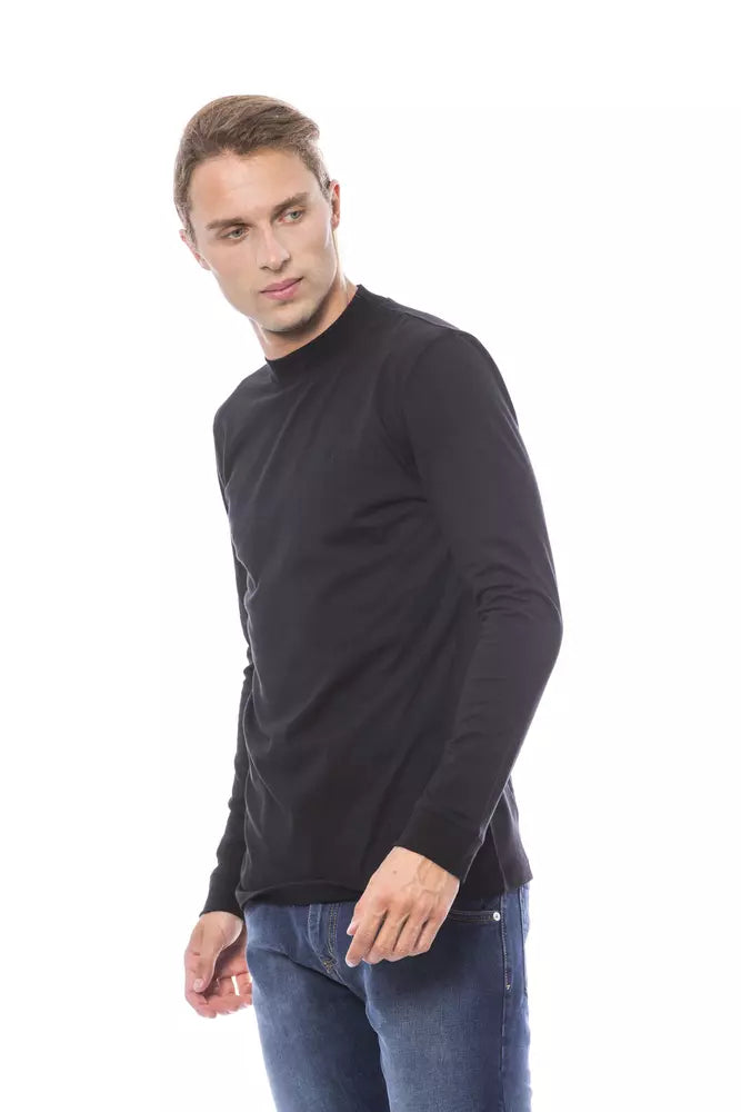 Black Cotton Sweater
