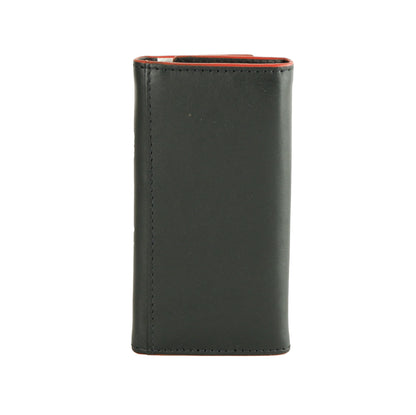 Black Cowhide Keychain