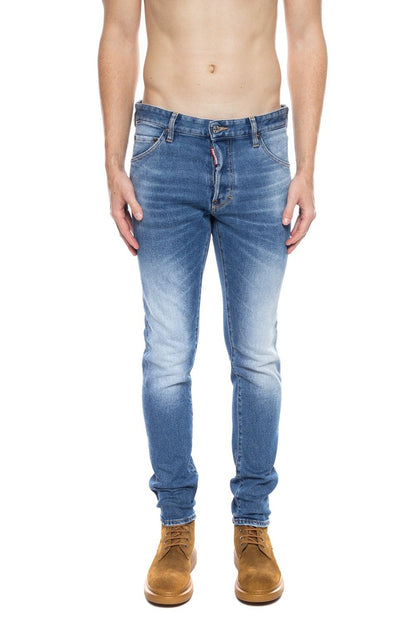 Blue Cotton Jeans & Pant