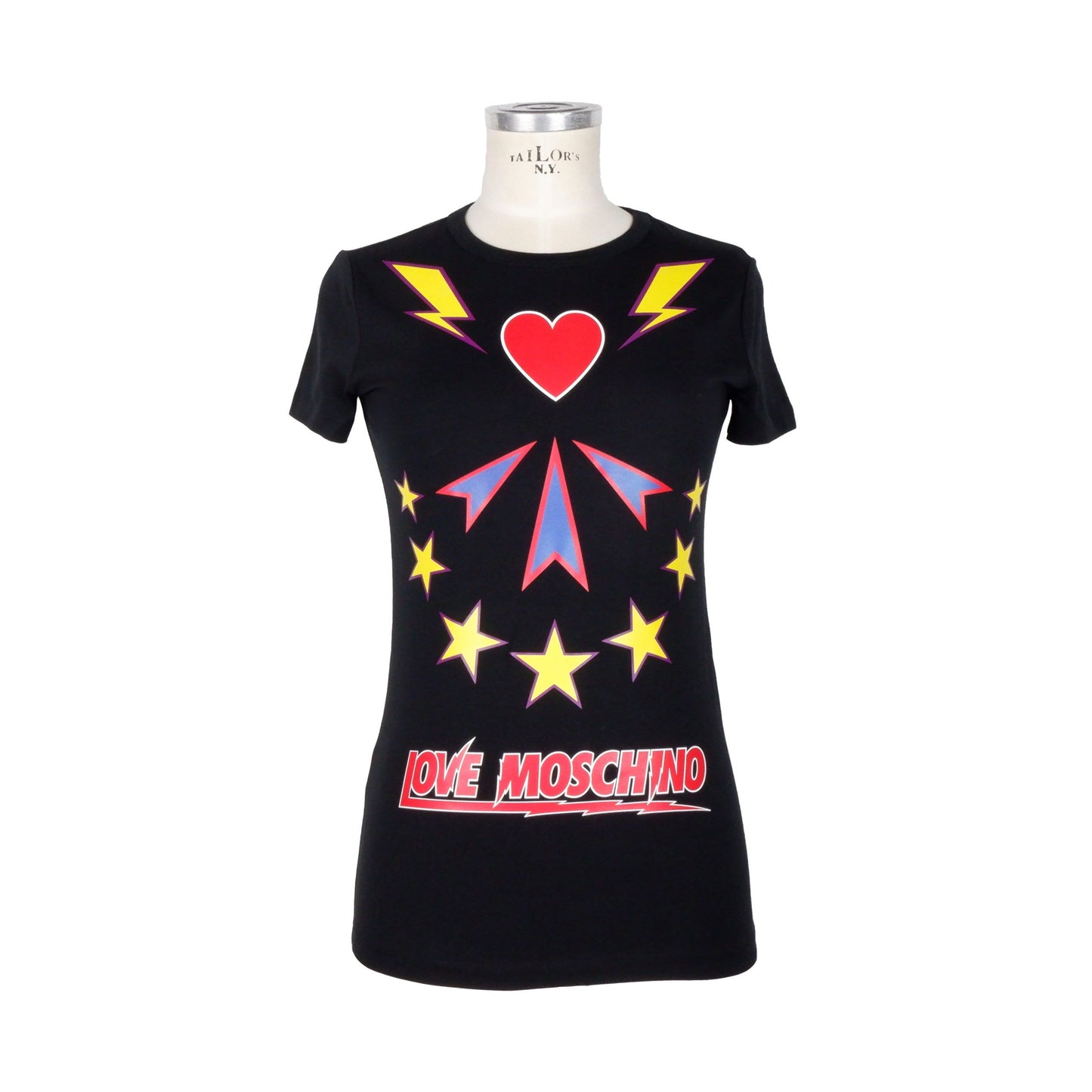 Black Cotton Tops & T-Shirt