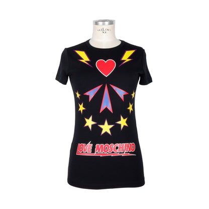 Black Cotton Tops & T-Shirt